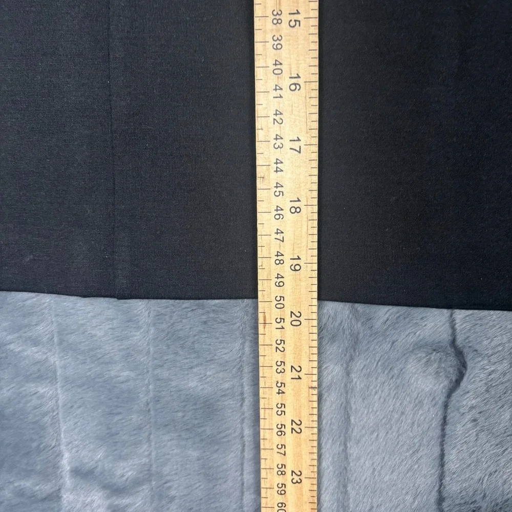 Michael Michael Kors Black Gold Zip Pencil Skirt QF77D981WL Size 8 NEW